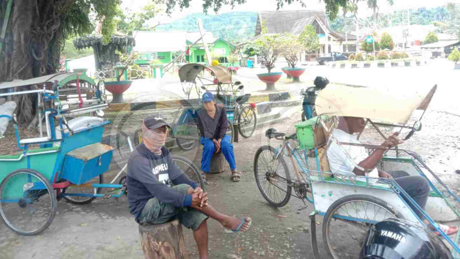 Perjuangan Para Tukang Becak di Kolaka demi Menyambung Hidup