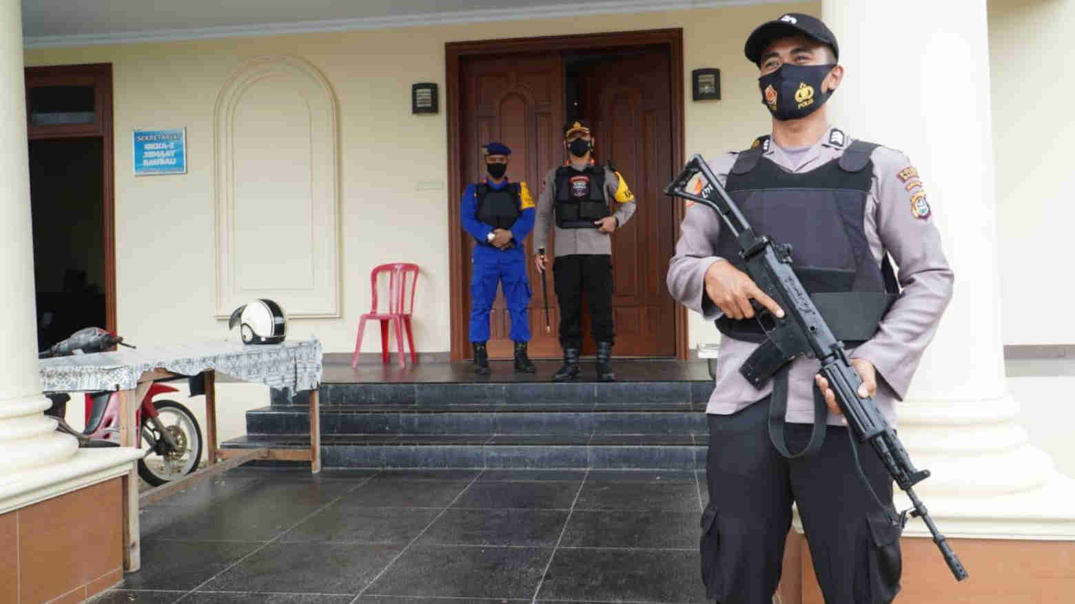 Polres Baubau Libatkan Lintas Ormas Saat Pengamanan Parayaan Hari Raya Agama