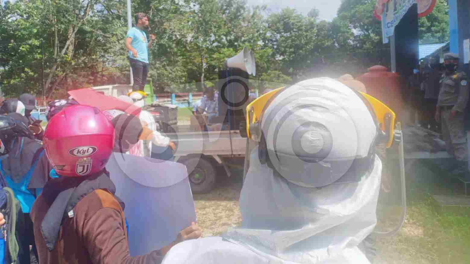 Puluhan Nakes Gelar Aksi Demonstrasi, Tuntut Insentif Dibayarkan