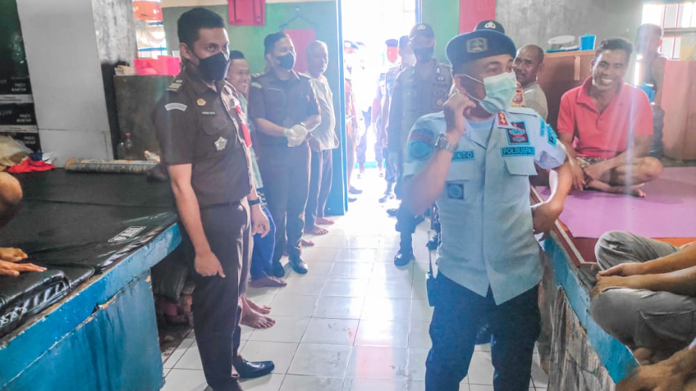 Sidak, Warga Binaan Rutan Kelas IIB Unaaha Bersih dari Narkoba