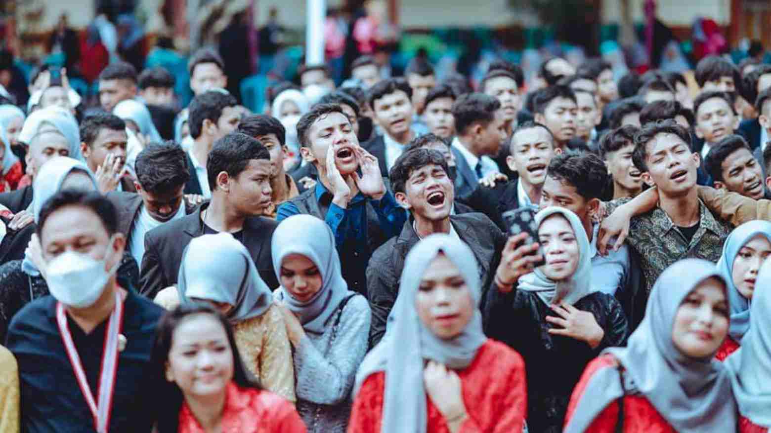 Usai Acara Perpisahan Sekolah, Siswa SMAN 2 Baubau Diduga Abaikan Protokol Kesehatan