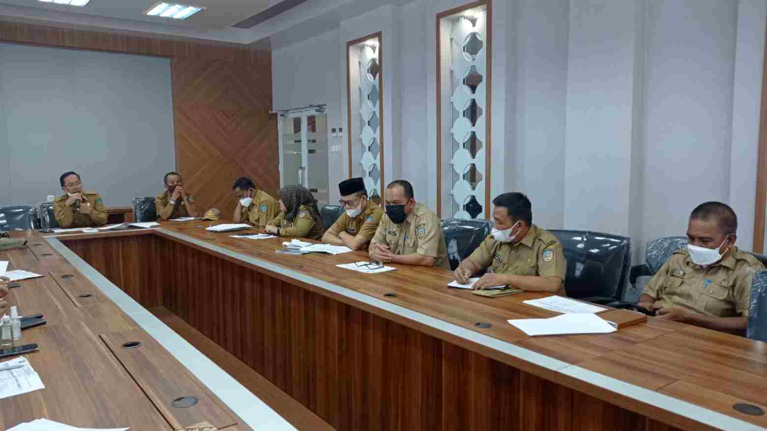 Usai Dilantik, Bupati Konsel Terpilih Disambut Terbatas Sesuai Protokol COVID-19