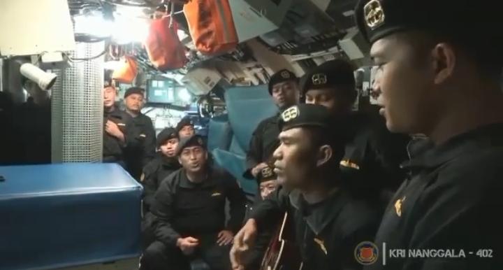 Viral, Video Awak KRI Nanggala Nyanyi Lagu Sampai Jumpa Jadi Kenangan Terakhir