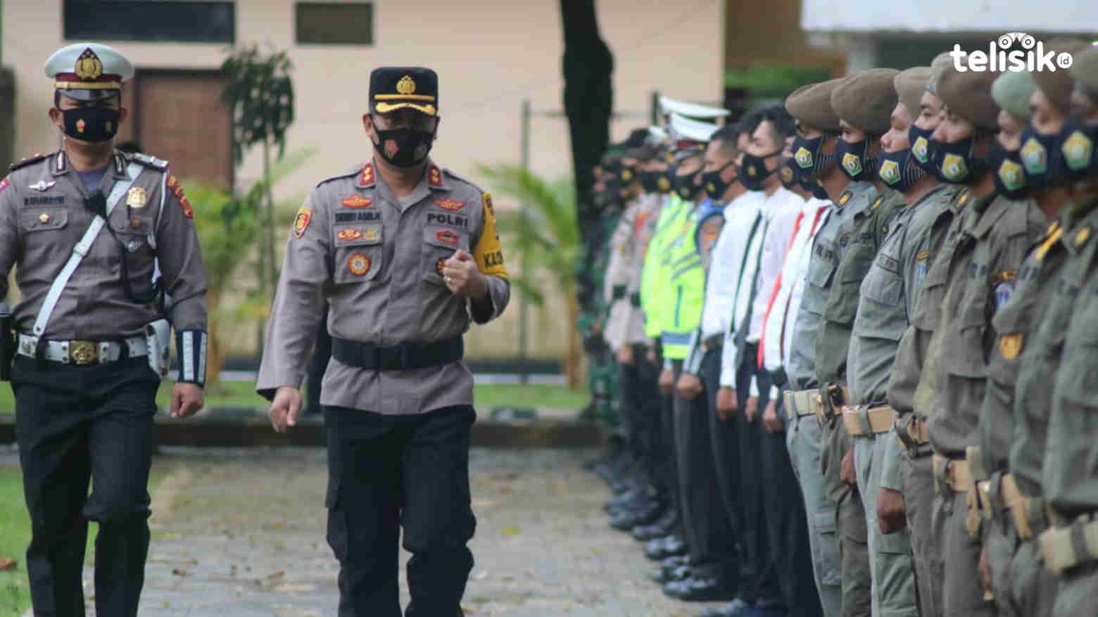 105 Personel Polres Muna Dikerahkan Pengamanan Kemanusiaan