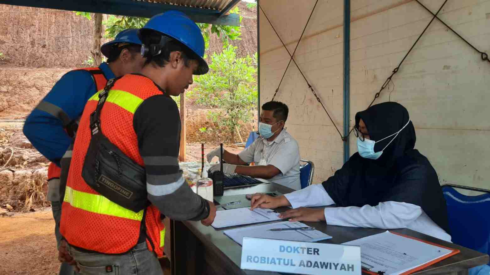 BNNP Sultra Tes Urine Karyawan Perusahaan di Konut, 5 Orang Positif