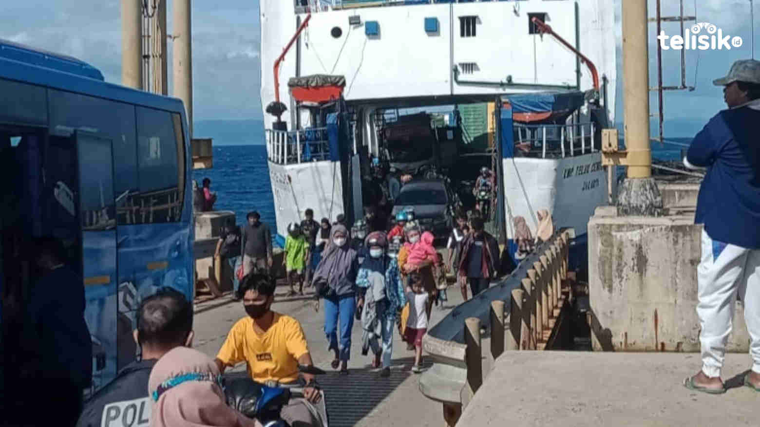 H+3 Lebaran, Penumpang Arus Balik di Pelabuhan Labuan Meningkat