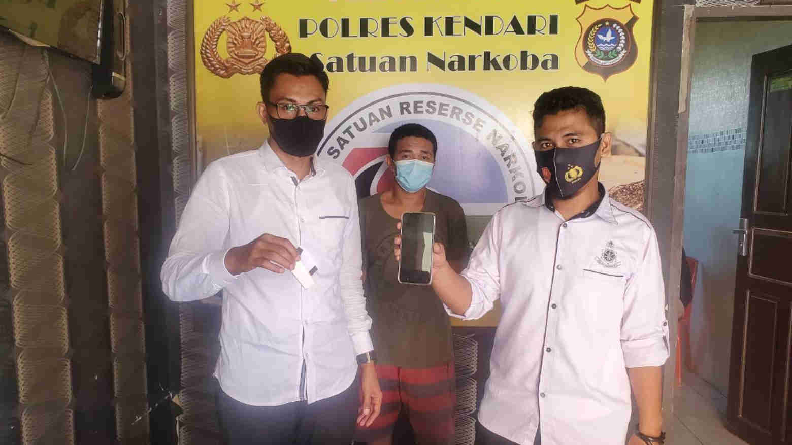 Hendak Edarkan Ganja, Seorang Pria di Kendari Malah Masuk Penjara