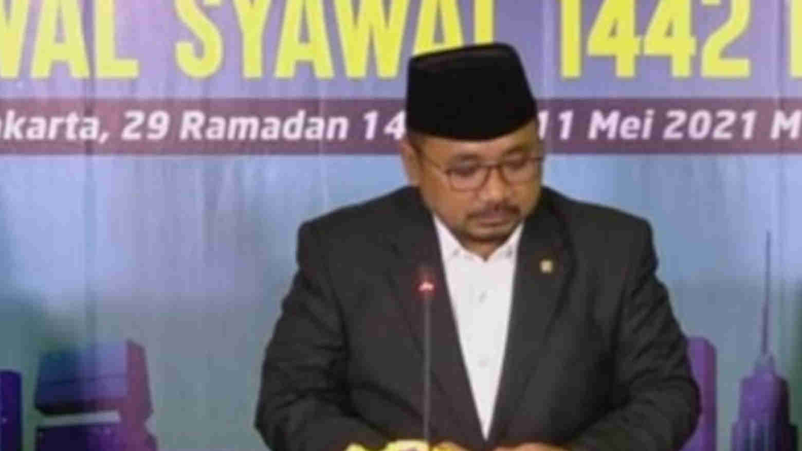 Hilal Tak Tampak, Pemerintah Putuskan Idul Fitri Kamis 13 Mei