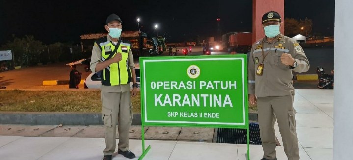 Jelang Idul Fitri, Balai Karantina Ende Perketat Lalu Lintas Bahan Pokok