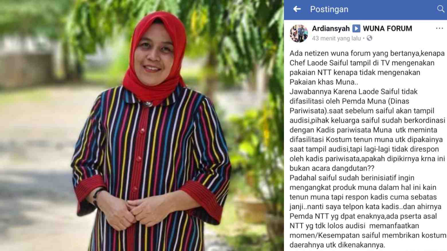 Netizen Ributkan Kostum Peserta Master Chef, Ini Jawaban Ketua PKK dan Kadispar Muna