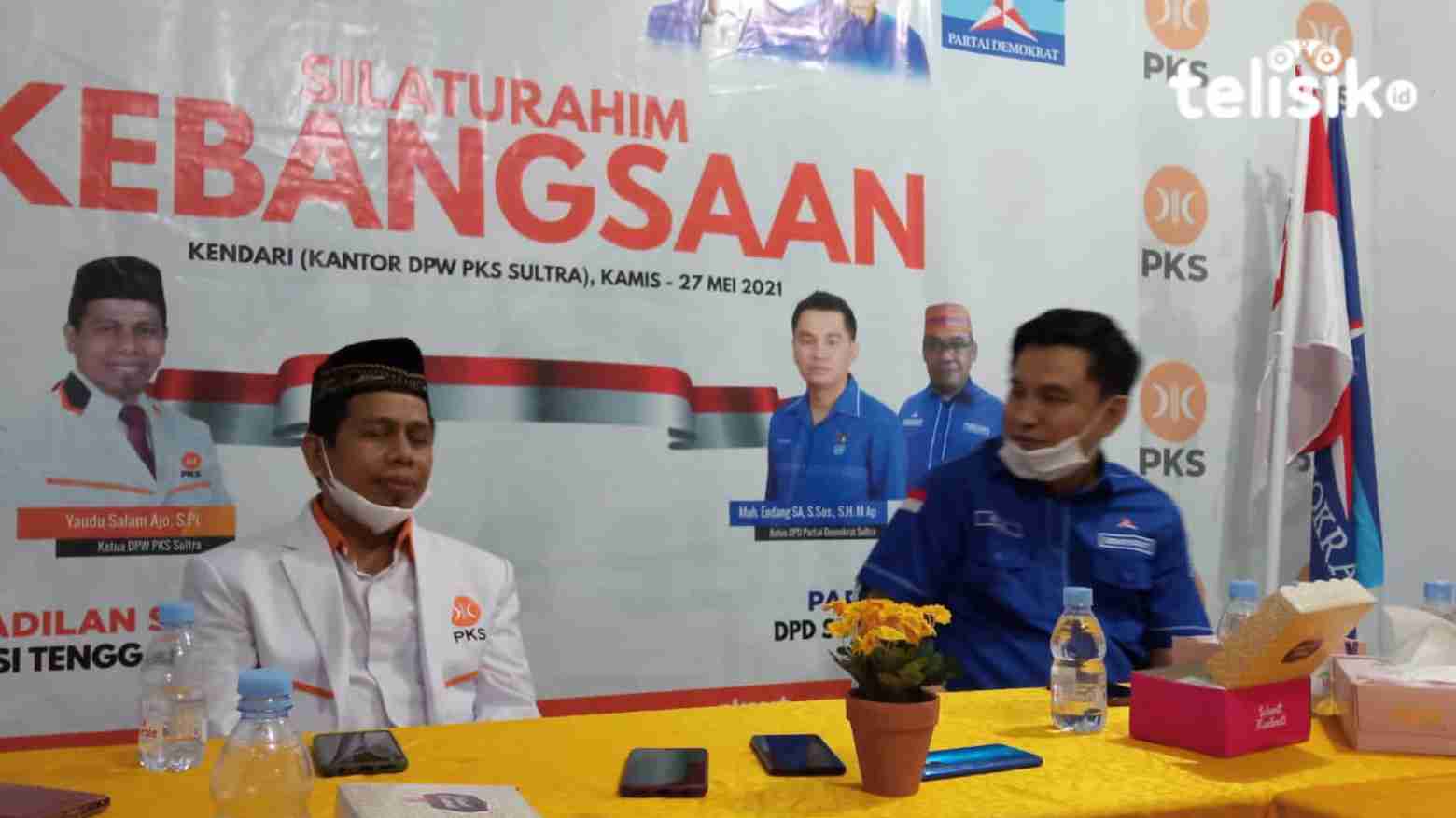 PKS-Demokrat Sultra Dukung Komitmen DPP Berada di Luar Pemerintahan