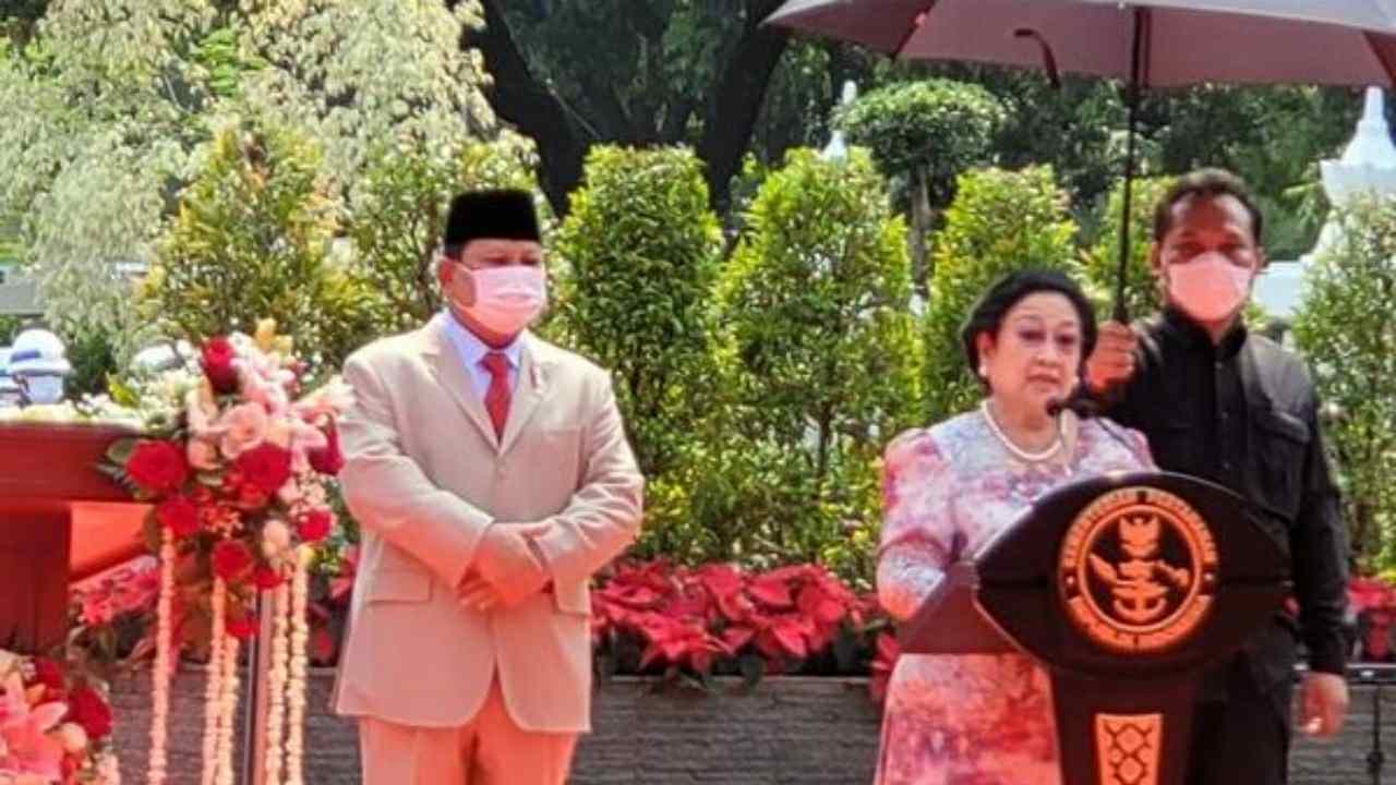 Bersama Resmikan Patung Soekarno, Megawati dan Prabowo Makin Mesra