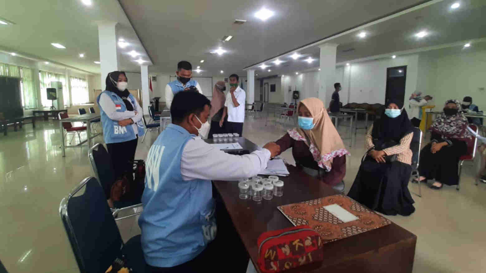 BNNP Sultra Tes Urine Calon Wisudawan IAIN Kendari