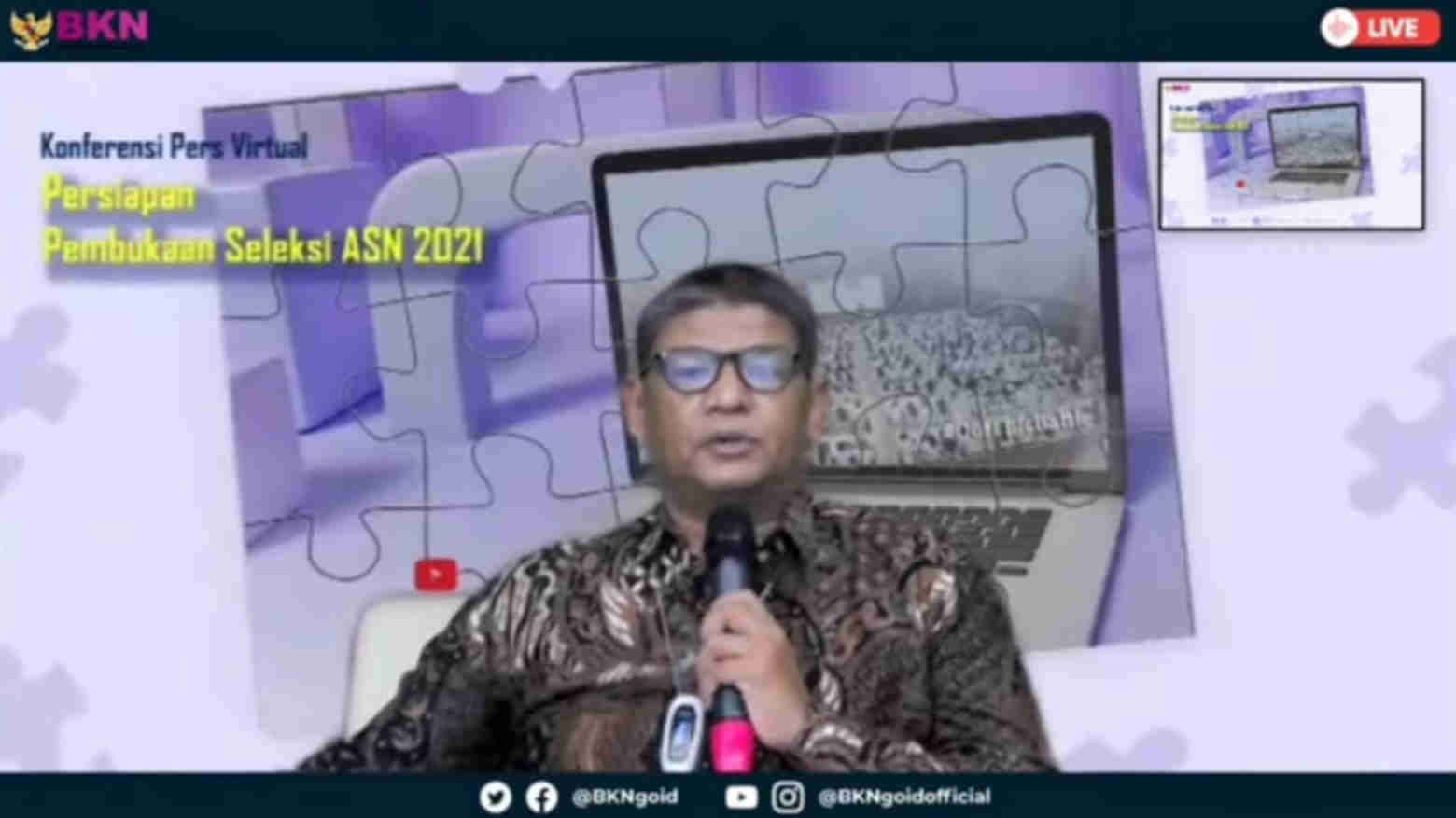 Catat, Berikut Jadwal Pelaksanaan Seleksi CPNS dan PPPK Non Guru