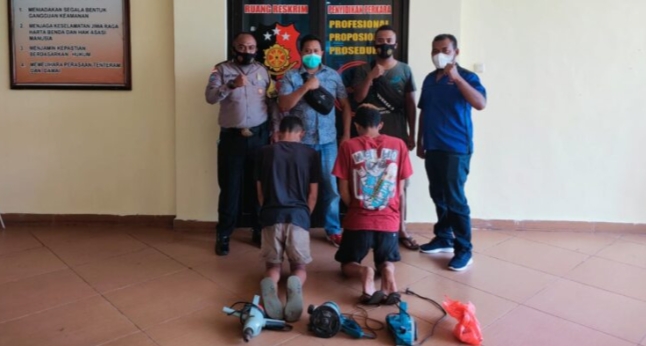 Curi Alat Pertukangan, Dua Warga NTT Dibekuk Polisi