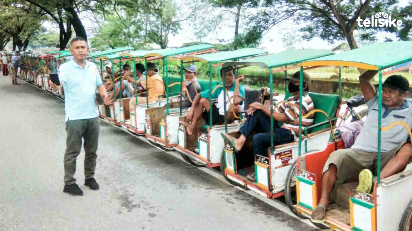 Dewan Temui Ratusan Tukang Becak, Ini yang Dilakukan