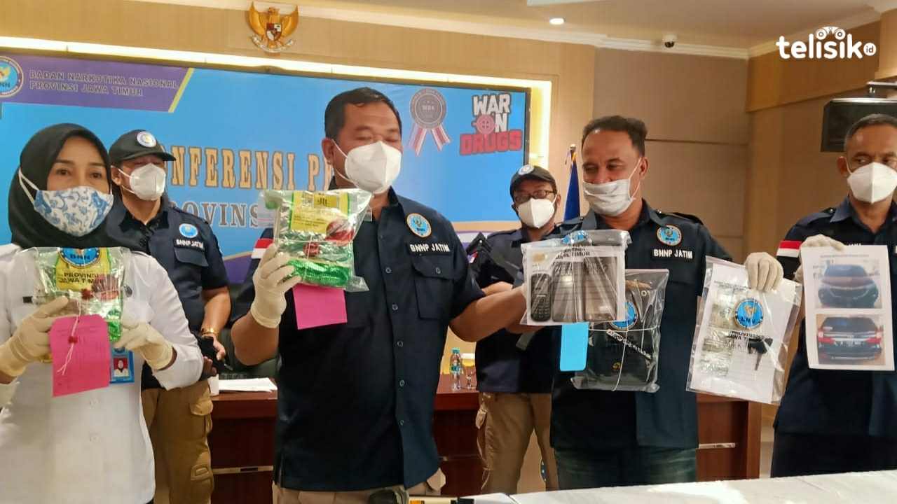 Dicegat di Tuban, Pengedar Sabu 2 Kg Ditangkap BNNP Jatim