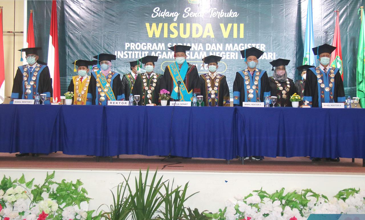 Gelar Wisuda Offline, IAIN Kendari Terapkan Prokes Ketat