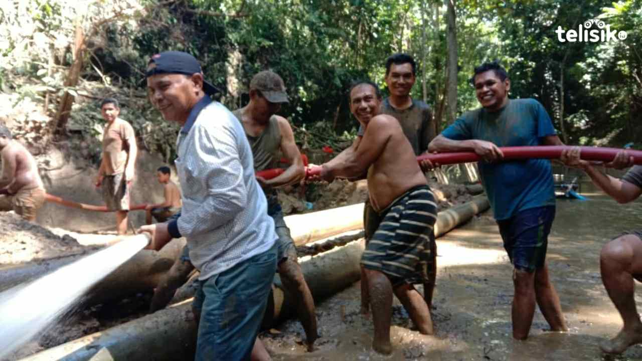 Jenderal Purn Barhim Turun 'Main' Lumpur di Mata Air Jompi