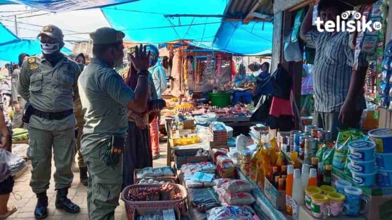 Kios Ilegal di Pasar Laino Lolos dari Penertiban