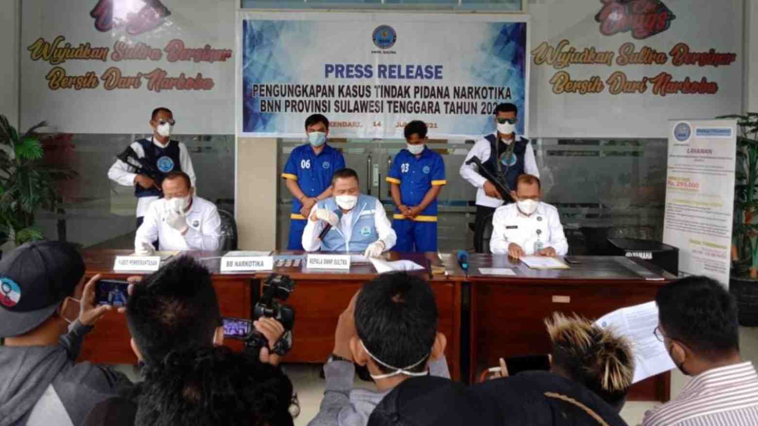 Putus Jaringan Lapas, BNNP Bekuk 3 Pengedar Narkoba