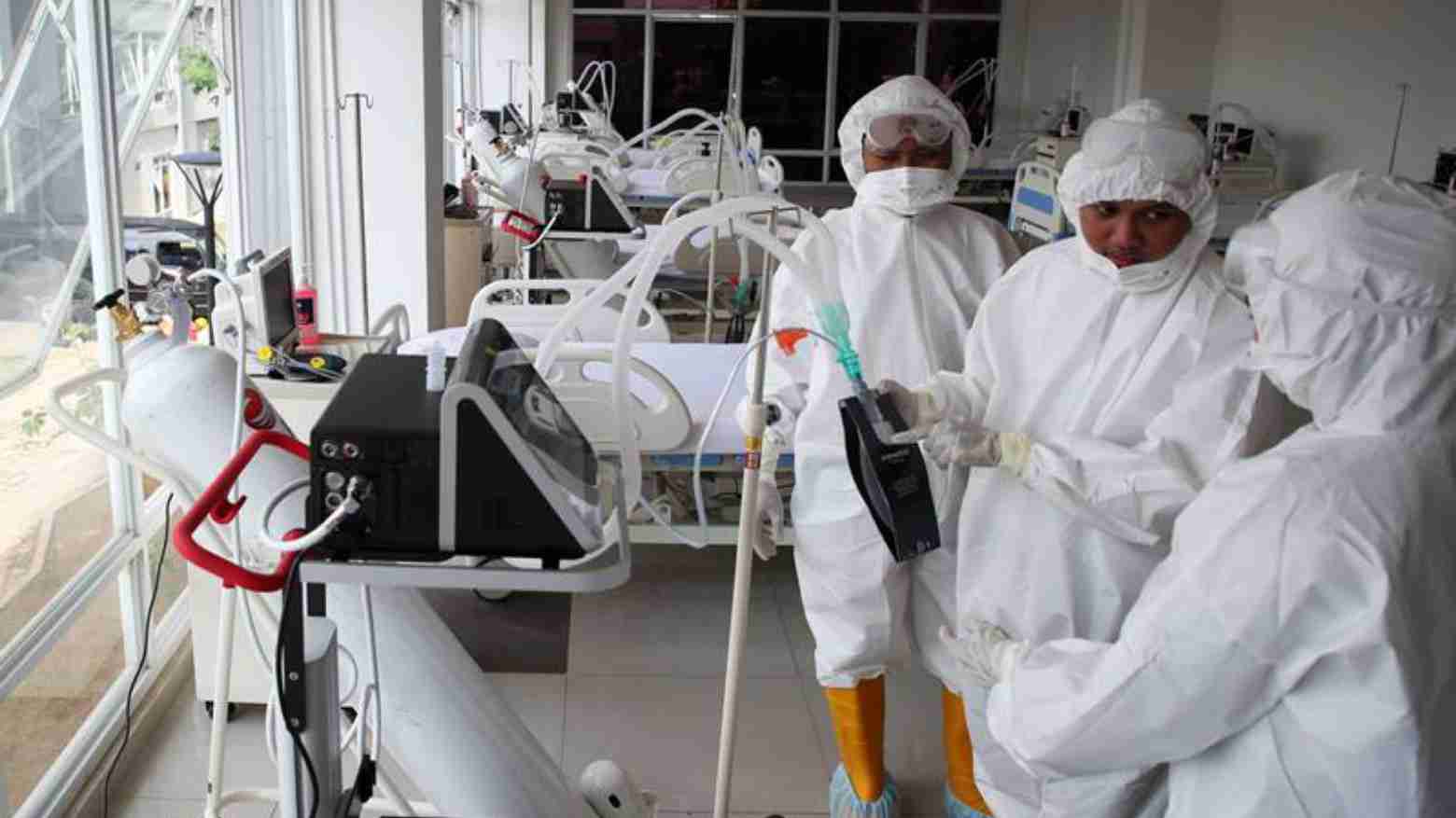 Ruang Pasien COVID-19 di RSU Bahteramas Kendari Penuh