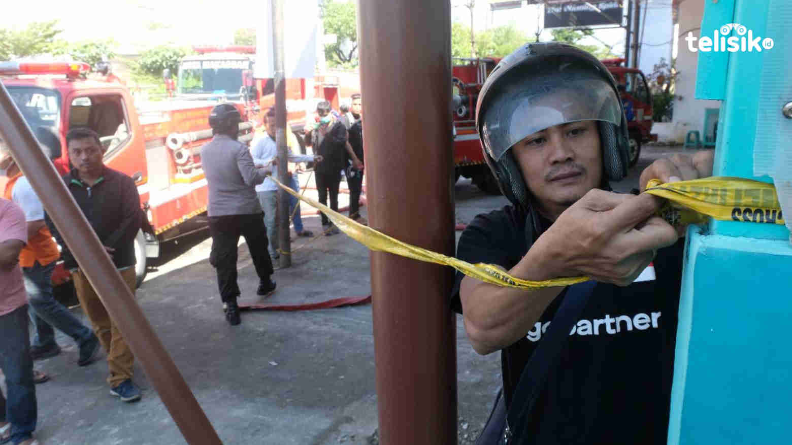 Tabung Gas Meledak, Rumah Makan Korea di Makassar Hancur