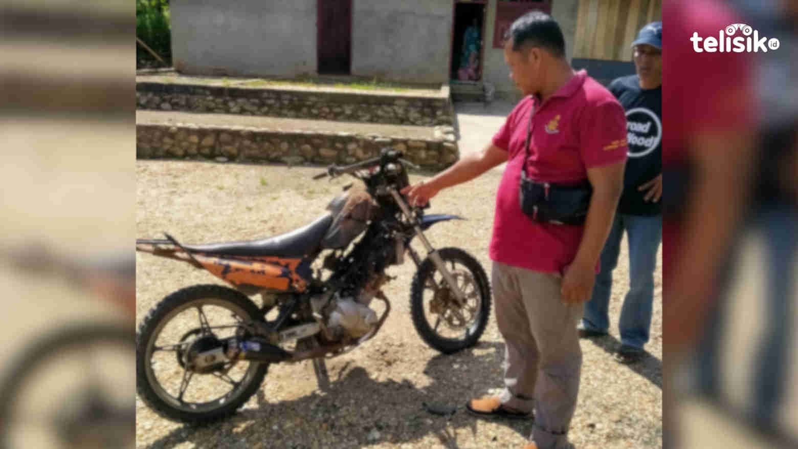 Tak Diberi Uang Hasil Jual Kebun, Lelaki Ini Bakar Motor Ayahnya