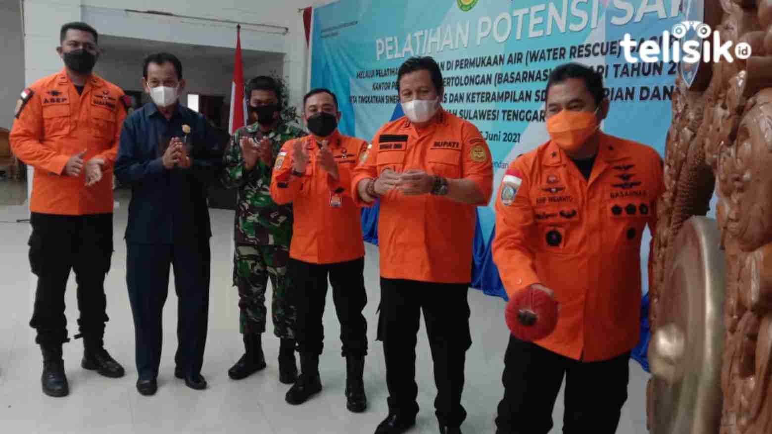 Warga Muna Dilatih Cara Evakuasi Bila Terjadi Musibah