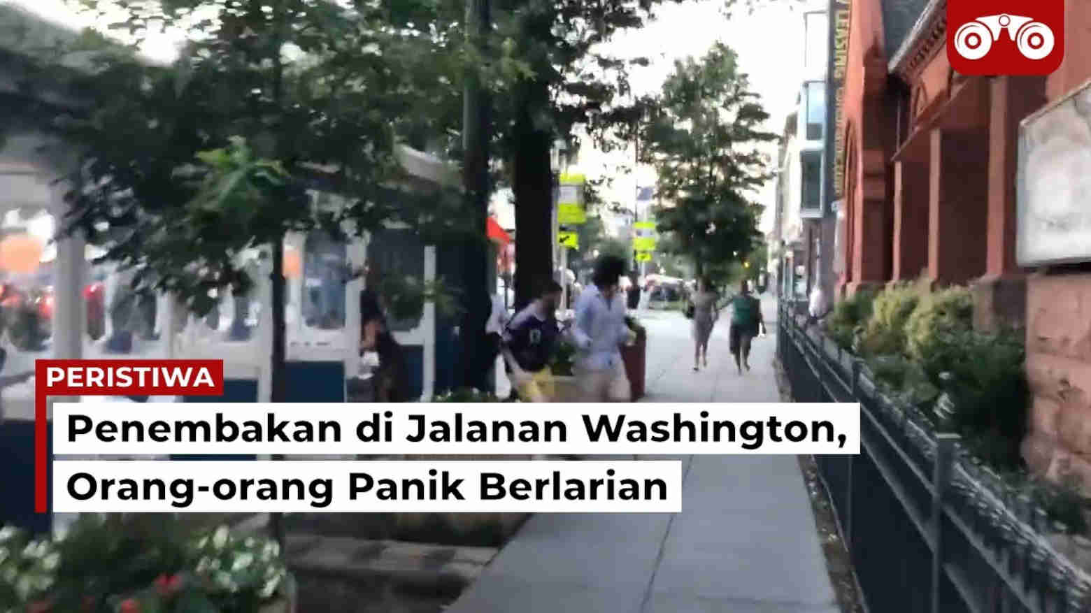 Video: Penembakan di Jalanan Washington, Orang-orang Panik Berlarian