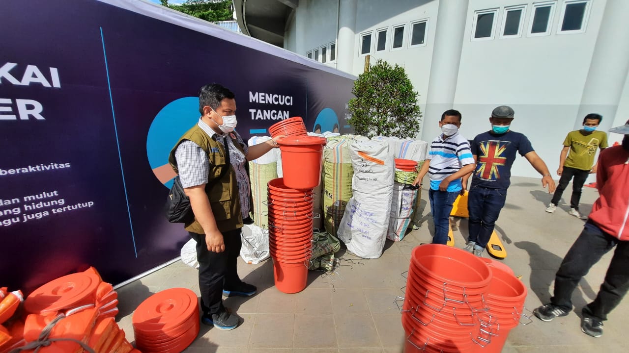 Bakal Dipakai Isoman, BNPB Terus Distribusi Logistik Peralatan ke Rusun Pasar Rumput