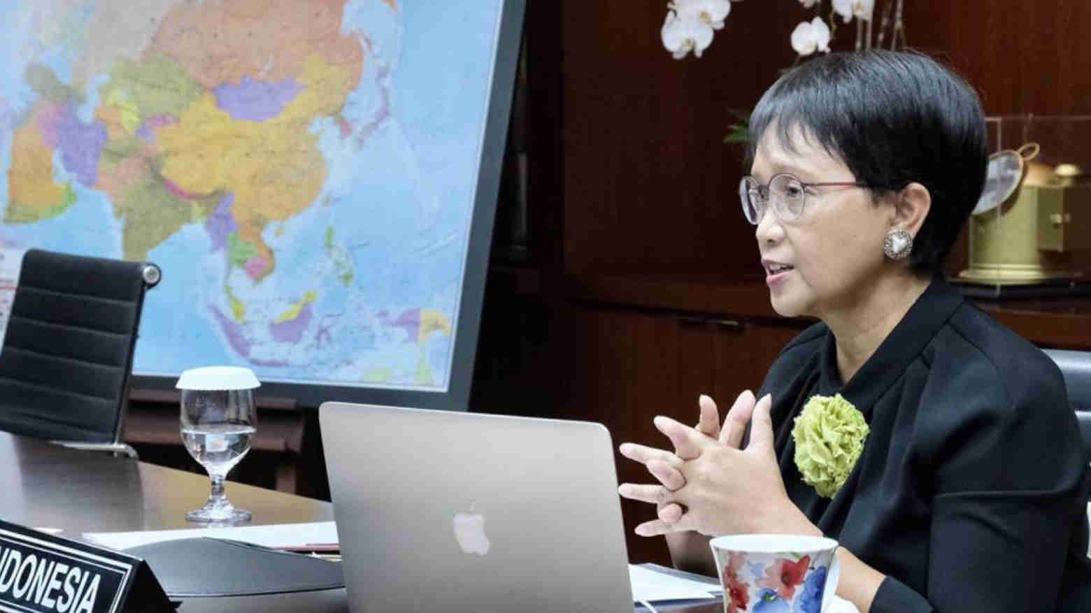 Hadiri KTM GNB, Menlu RI Serukan Dukungan Terhadap Perjuangan Palestina