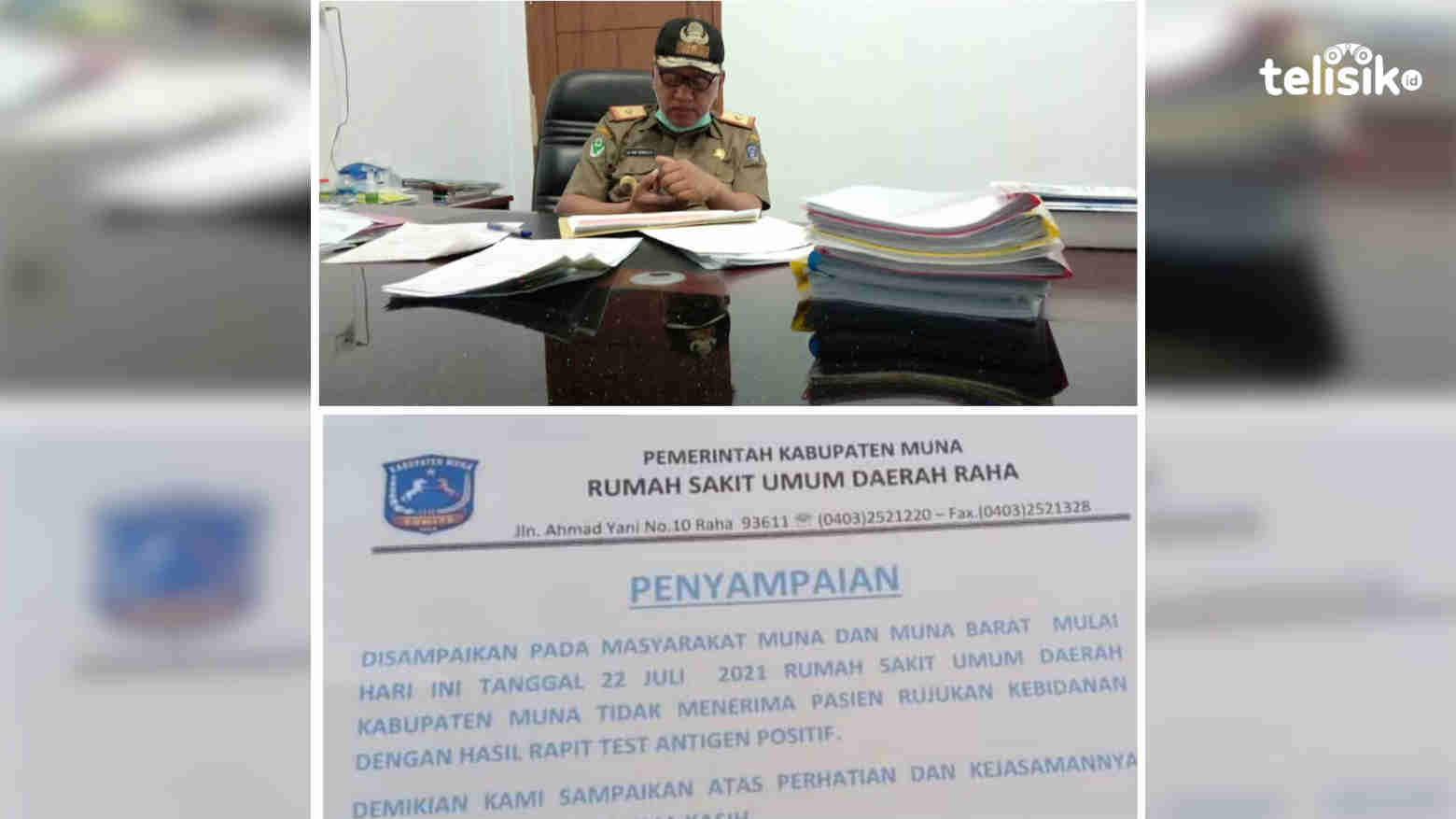 Kadinkes Muna Cabut Surat Penolakan Pasien Rujukan yang Dibuat Direktur RS