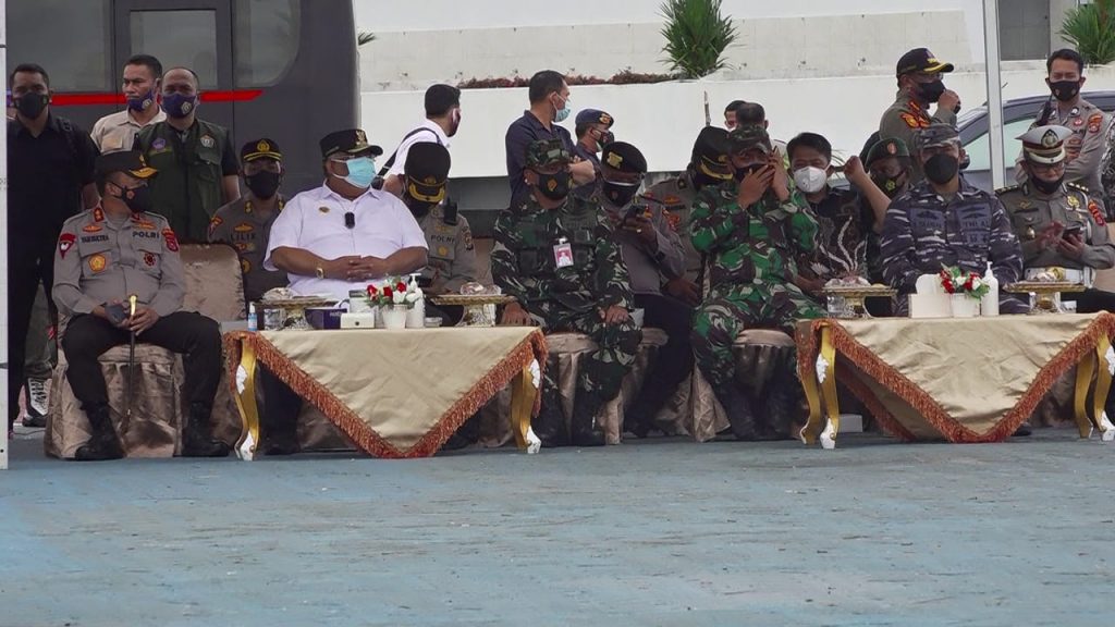 Pimpin Apel Gabungan Penerapan PPKM, Gubernur Ali Mazi: Bangun Kesadaran Jaga Diri Dari COVID-19