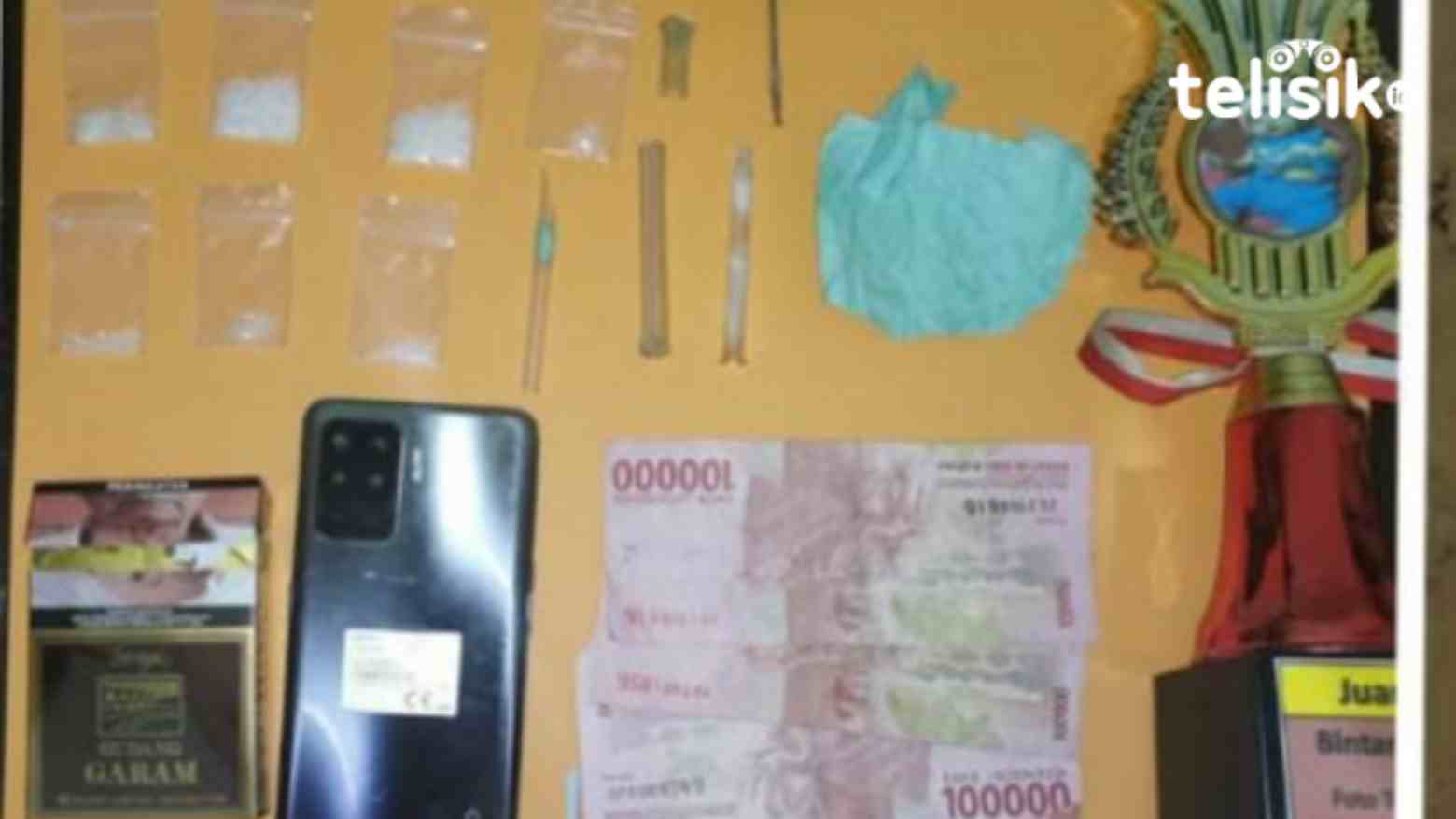 Polisi Amankan 7 Saset Sabu dari Tangan Dua Pria di Malam Takbiran