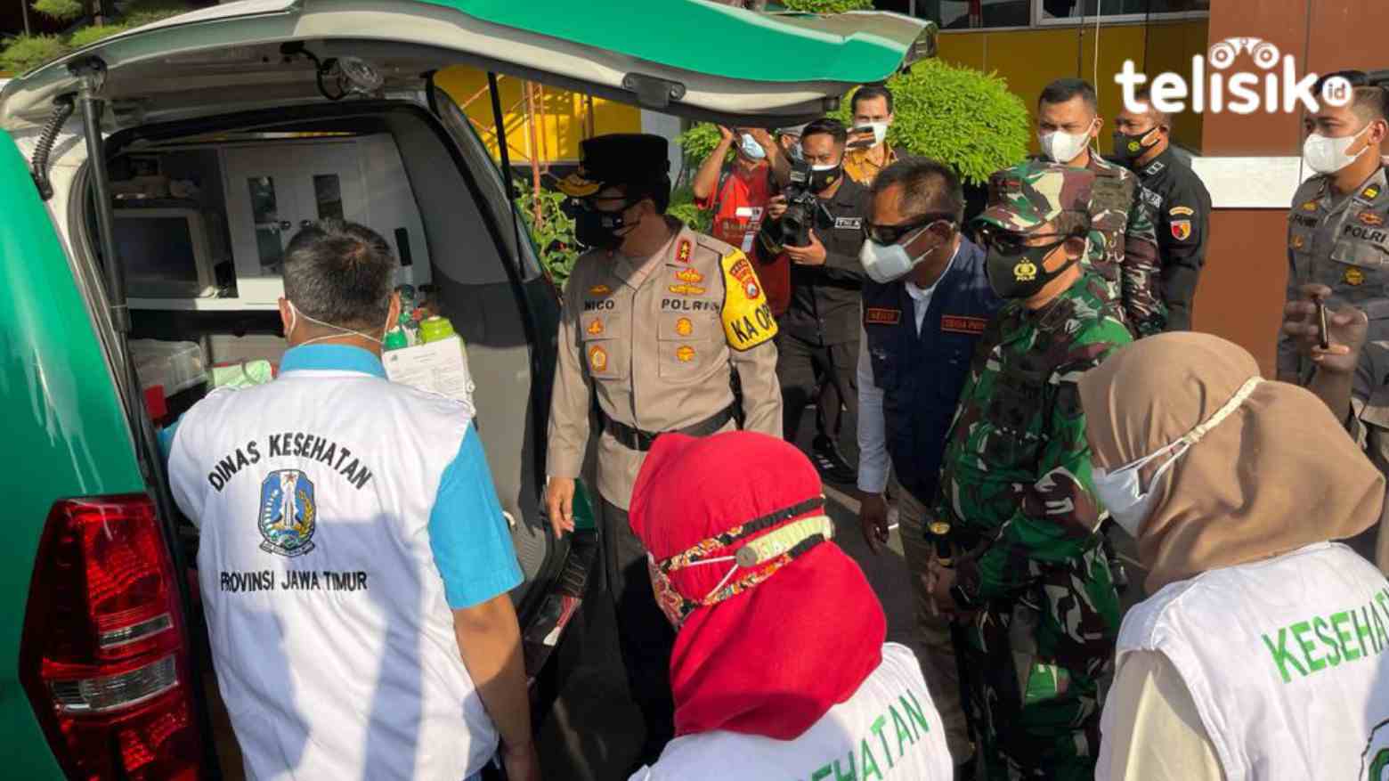 Target Masyarakat Pinggiran, Polda Jatim Vaksinasi Door to Door