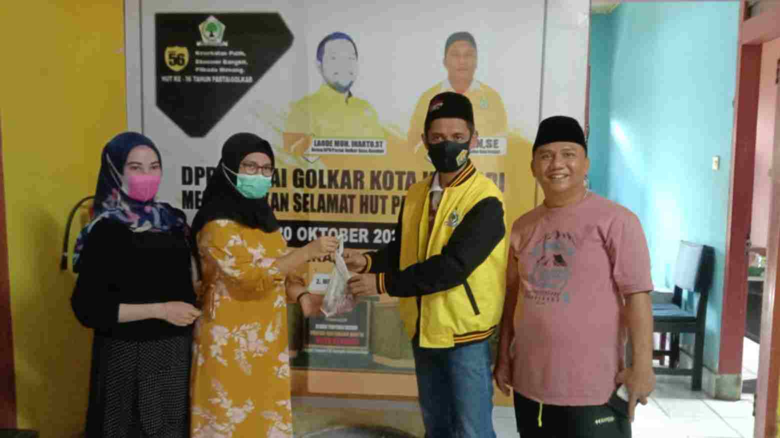 Tebar Manfaat Idul Adha, Golkar Kendari Kurban 1 Ekor Sapi