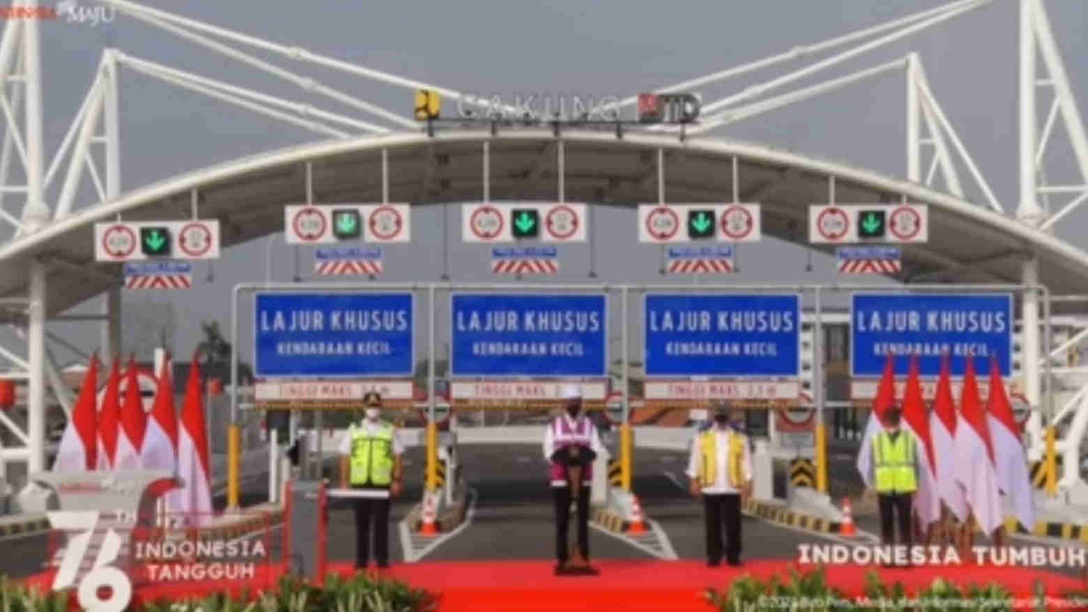 Presiden Jokowi Resmikan Jalan Tol Pulo Gebang-Kelapa Gading Jakarta