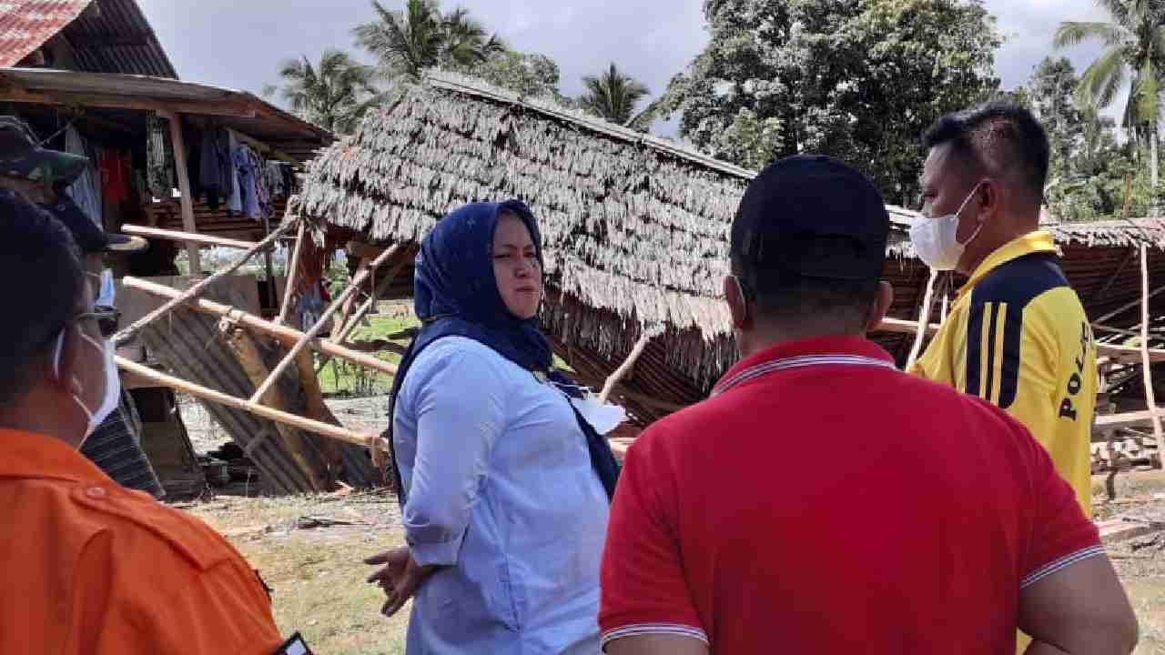 13 Rumah di Koltim Rusak Dihantam Puting Beliung