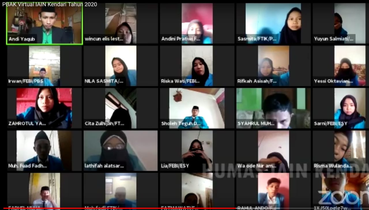 Dampak PPKM Diperpanjang, 1.300 Maba IAIN Kendari Bakal Ikuti PBAK Online