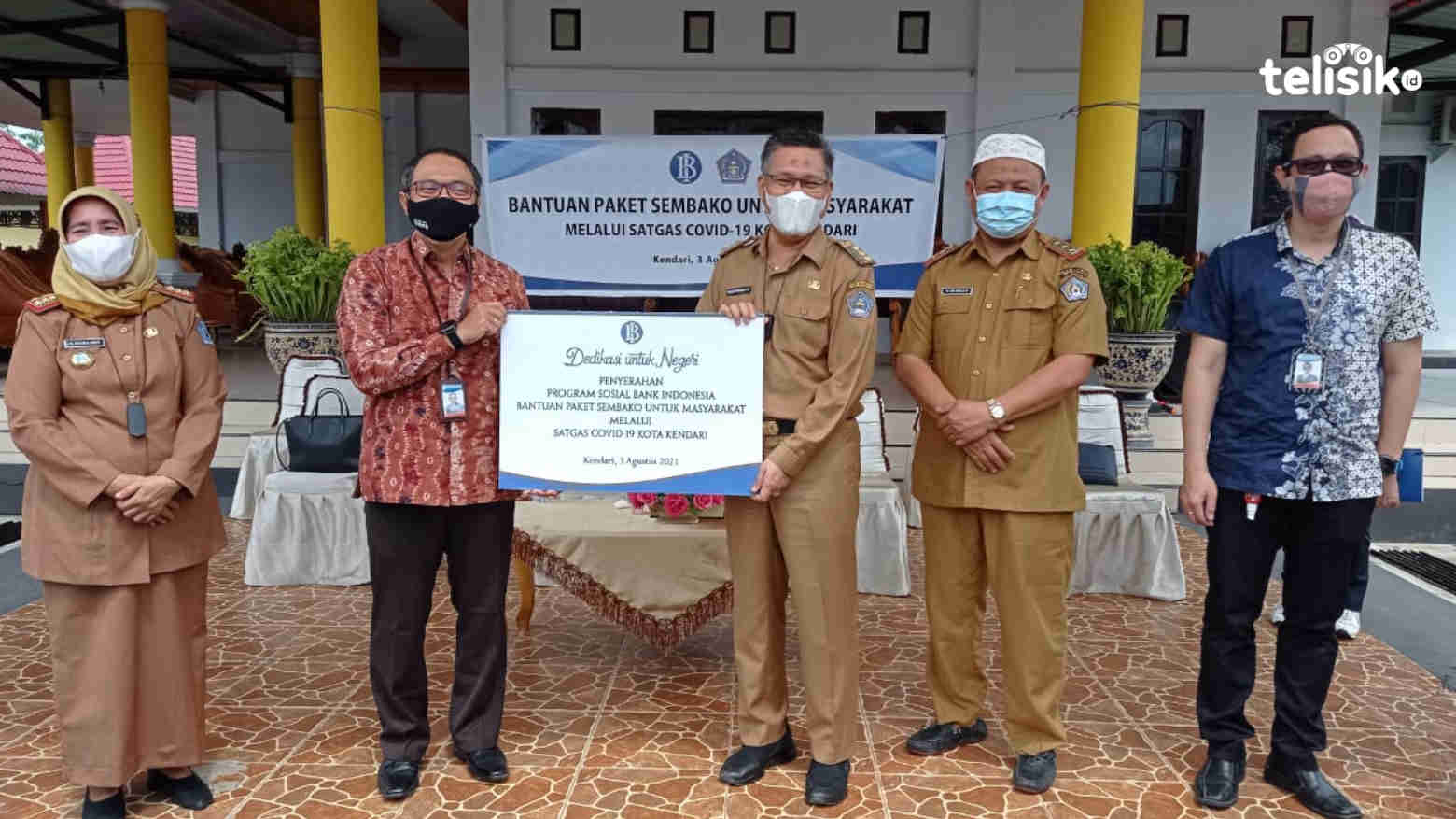 Dapat Bantuan Sembako dari BI, Pemkot Kendari Bakal Serahkan ke Pasien COVID-19