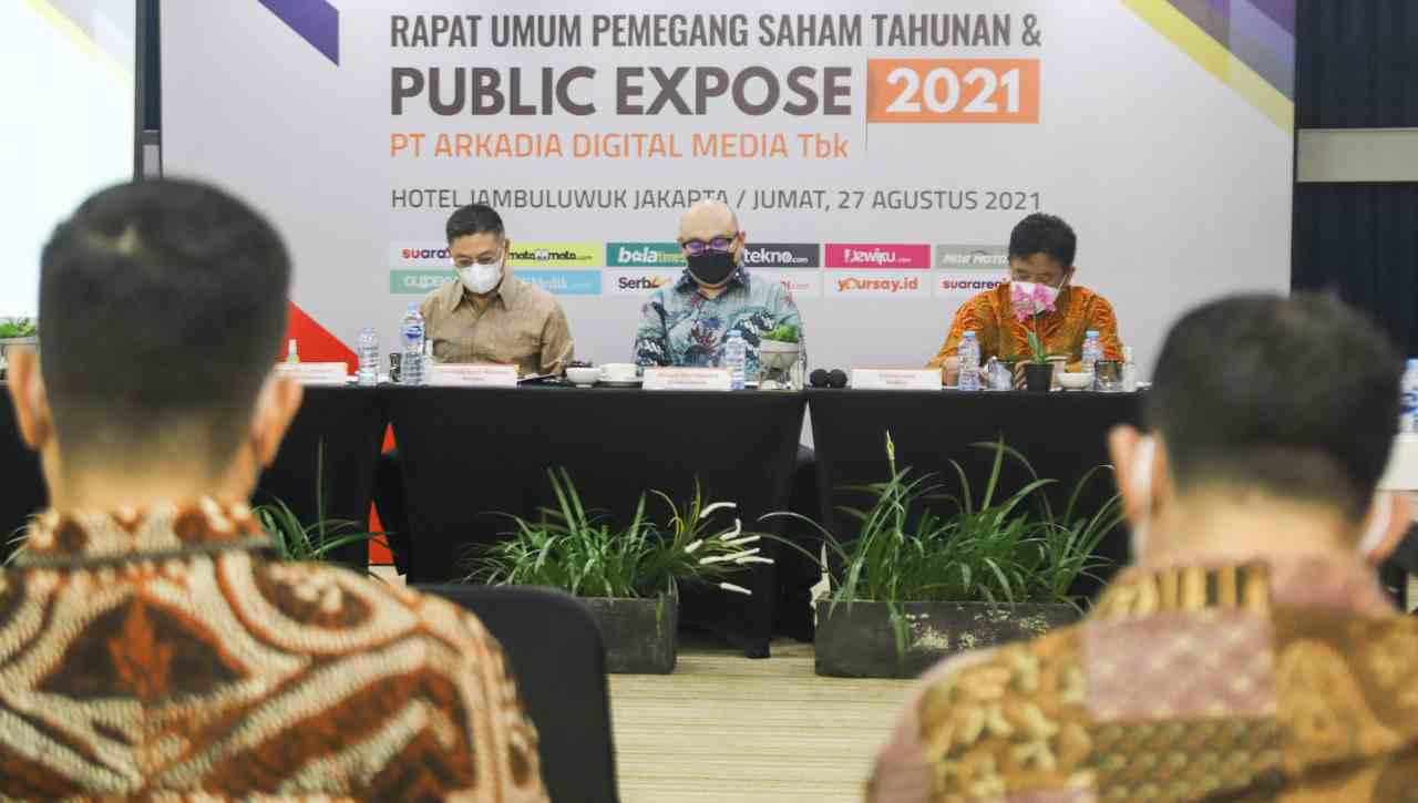 Gelar RUPS dan Pubex, PT Arkadia Digital Media Tbk Ungkap Inisiatif Baru
