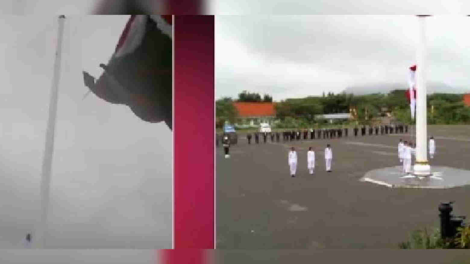 Insiden Bendera Merah Putih Jatuh dari Puncak Tiang di Konut