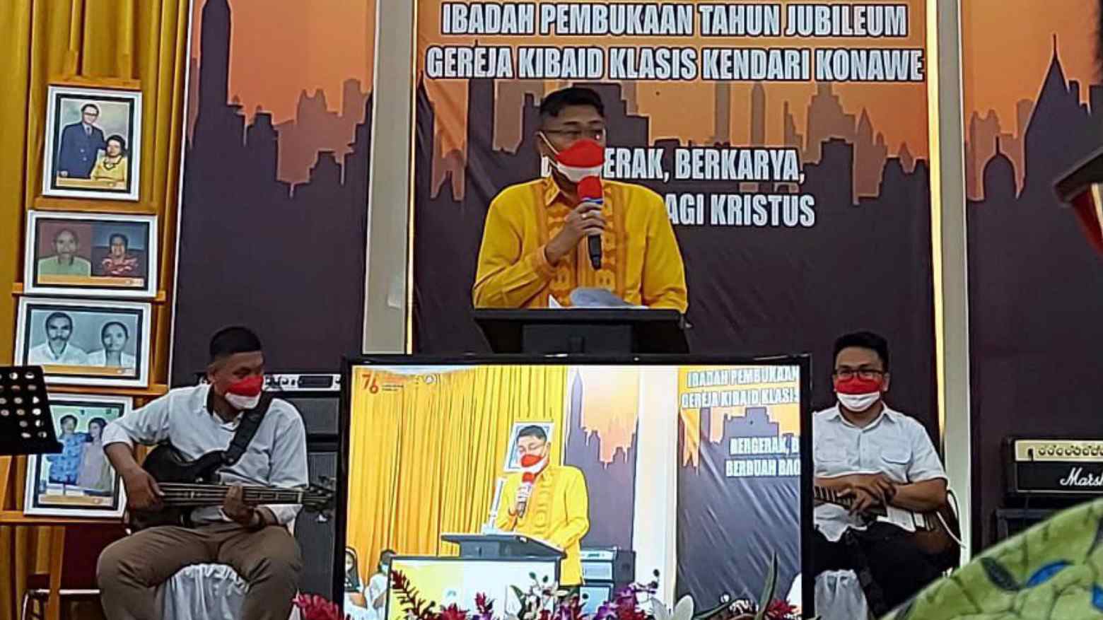 Jamaat Peringati 50 Tahun Berdirinya Gereja KIBAID Kendari