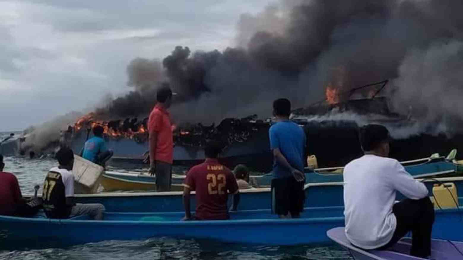 Sebelum Terbakar, ABK KM Sumber Poleang Pastikan Mesin Normal
