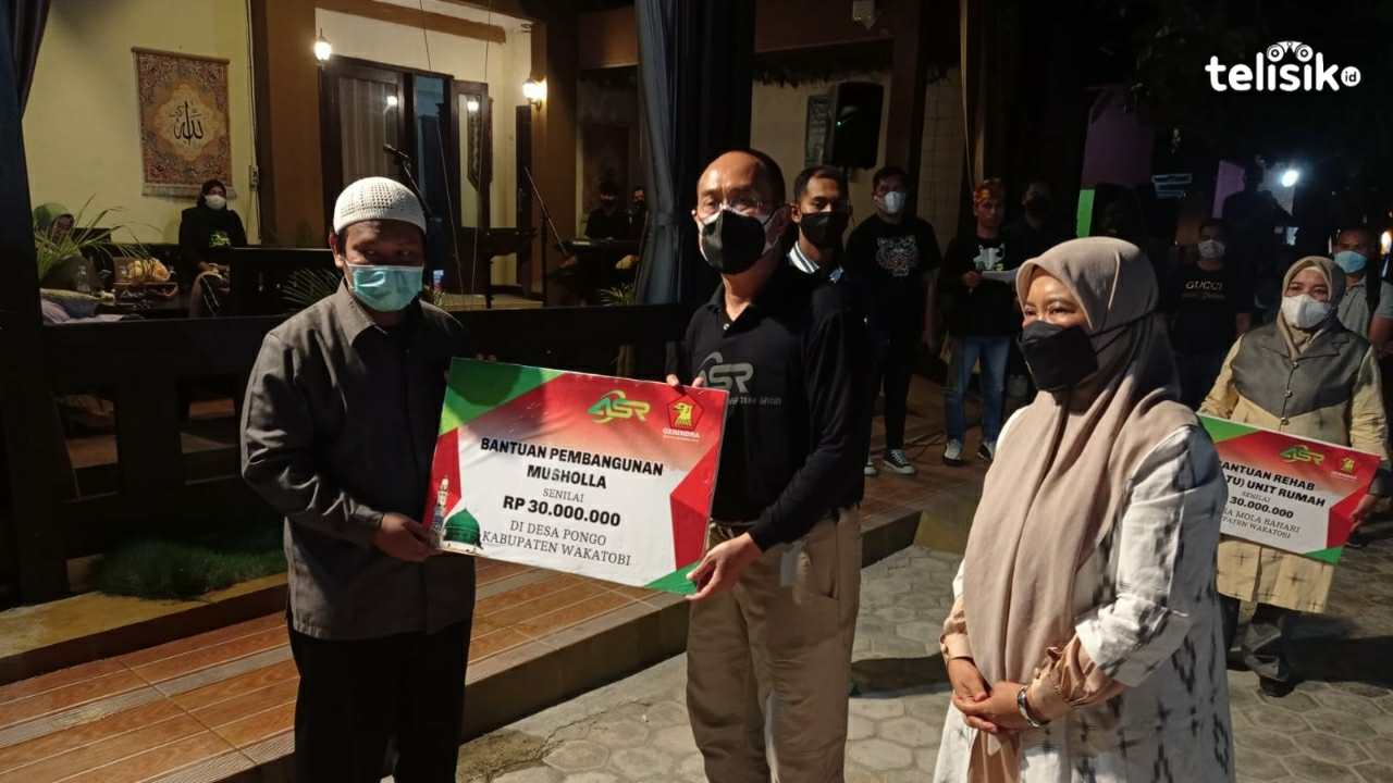 ASR Bantu Perbaikan Musala dan Rumah Tidak Layak Huni di Wakatobi