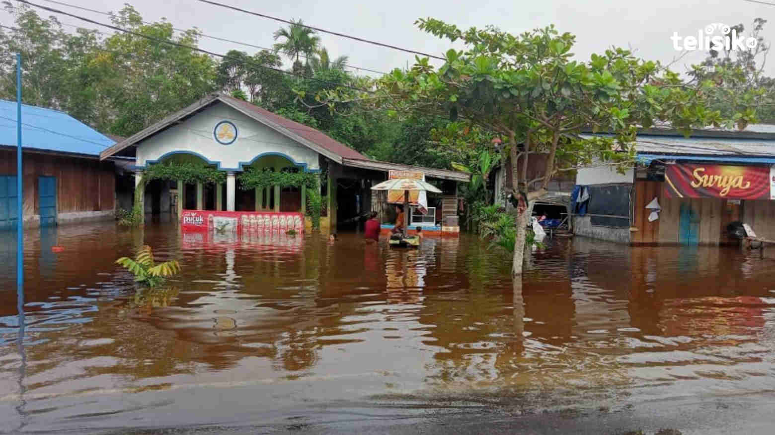 Banjir Rendam 3 Ribu Lebih Rumah di Kabupaten Gunung Mas Kalteng