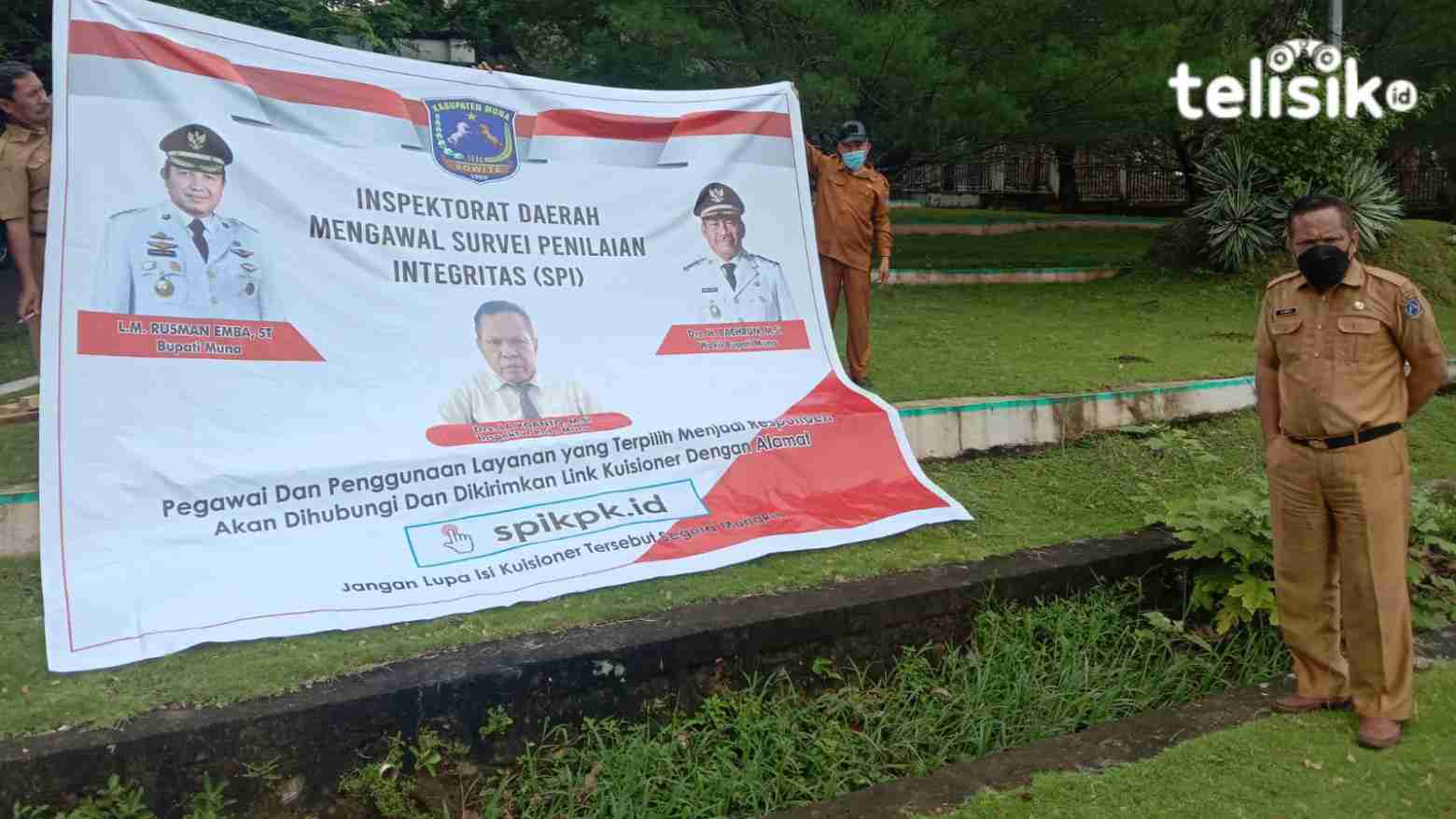 Cegah Korupsi, Inspektorat Muna Kawal Kegiatan SPI KPK