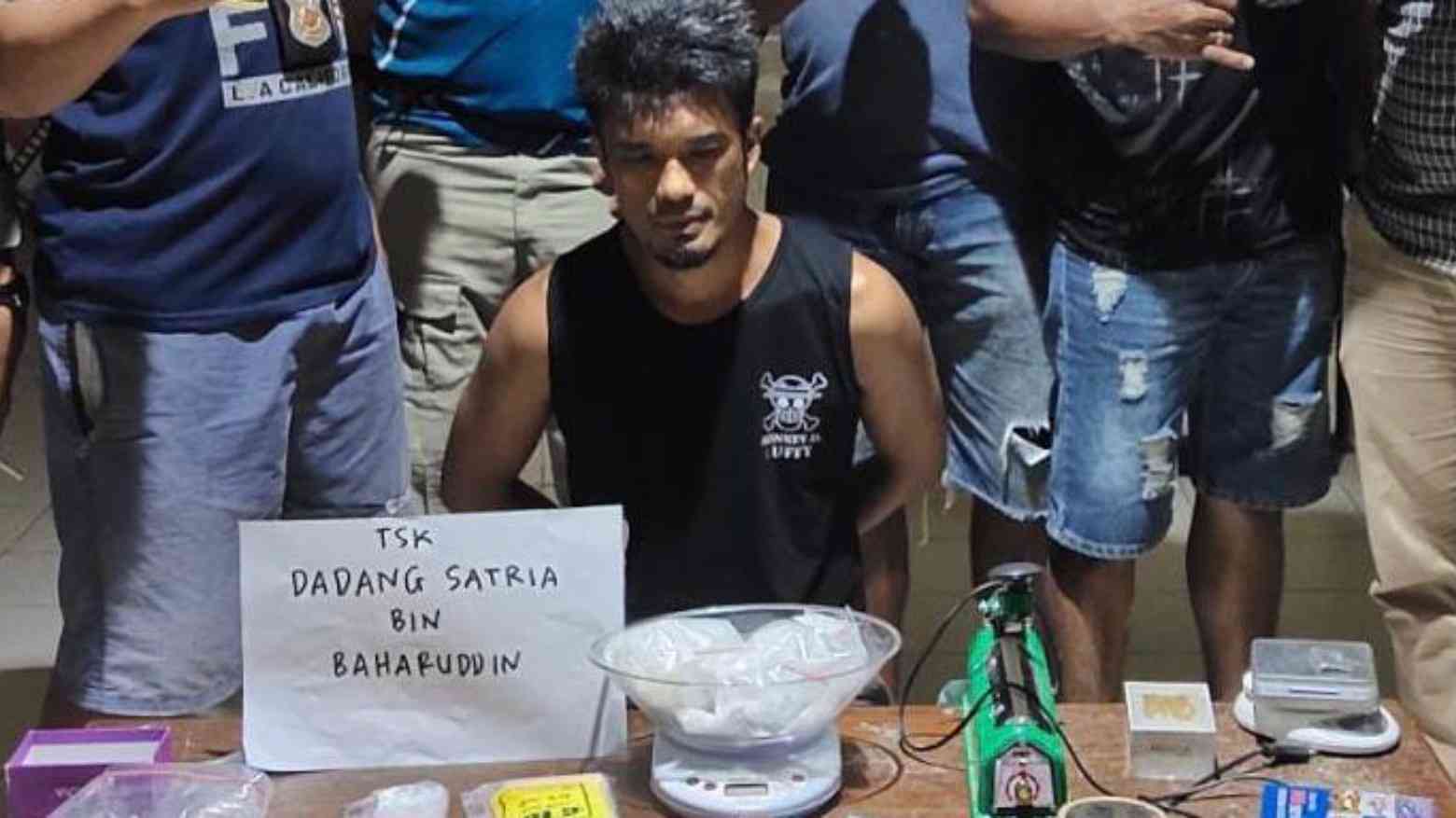 Diduga Bandar, Honorer Dishub Kendari Kedapatan Miliki Sabu Setengah Kilogram Siap Edar