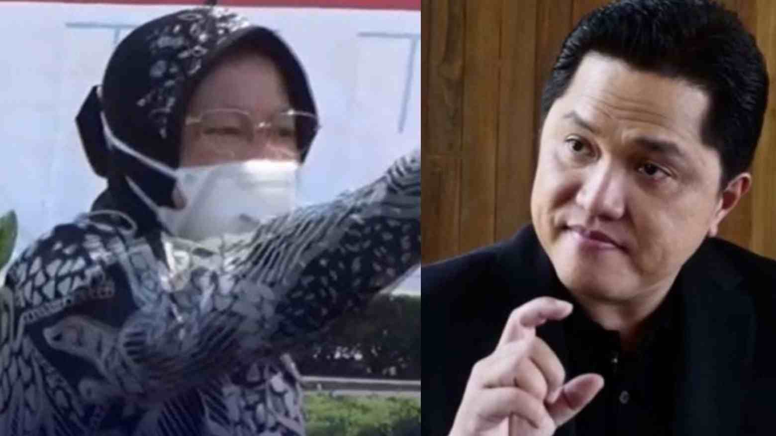 Erick Thohir Respon Kemarahan Risma Soal Bansos Tak Cair di Bank BUMN